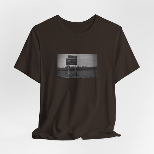 salinas rd street sign t-shirt | dark colors