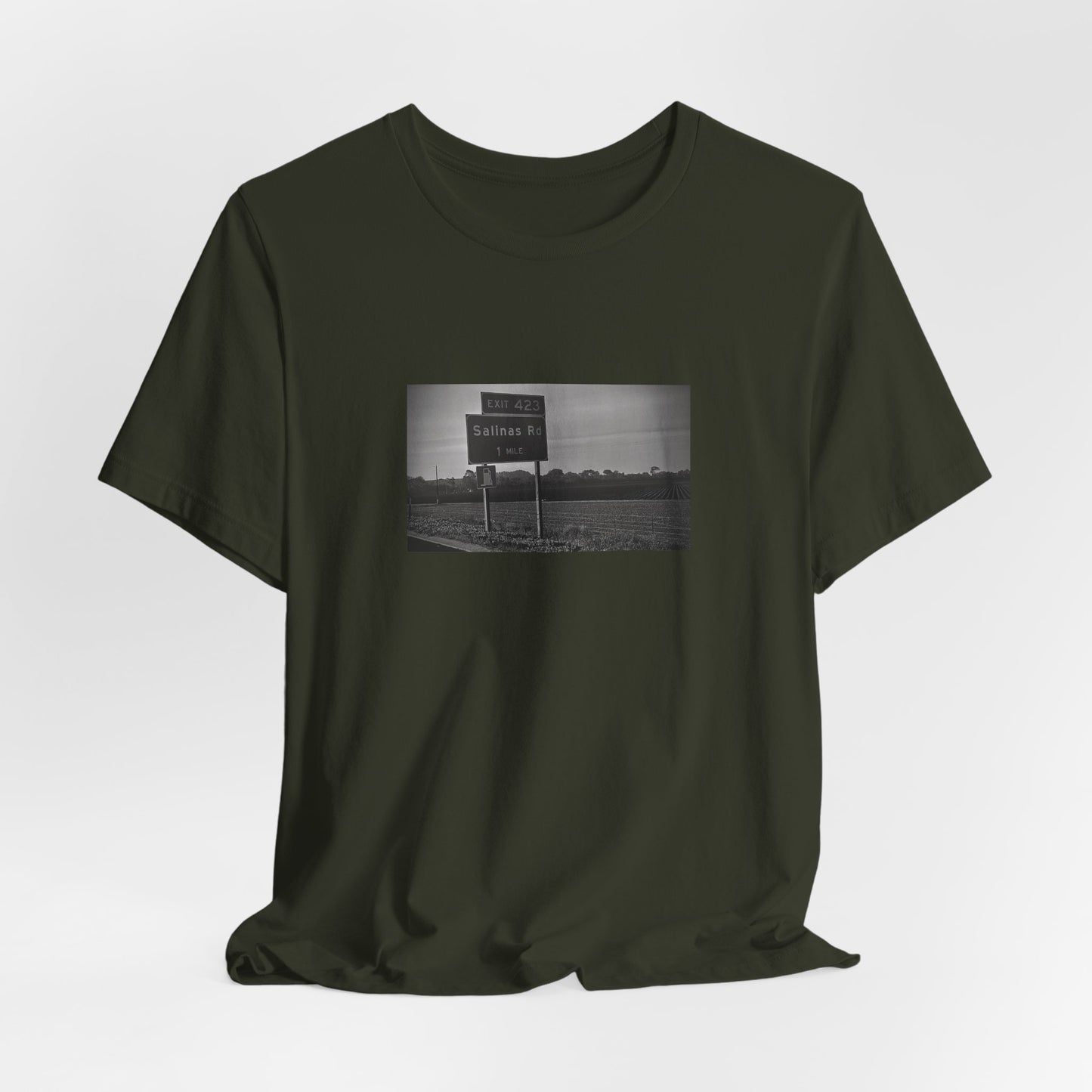 salinas rd street sign t-shirt | dark colors